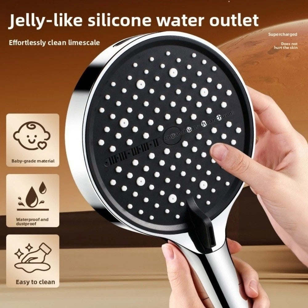 High Pressure Shower Head for Hard Water – 15cm Rectangular Design