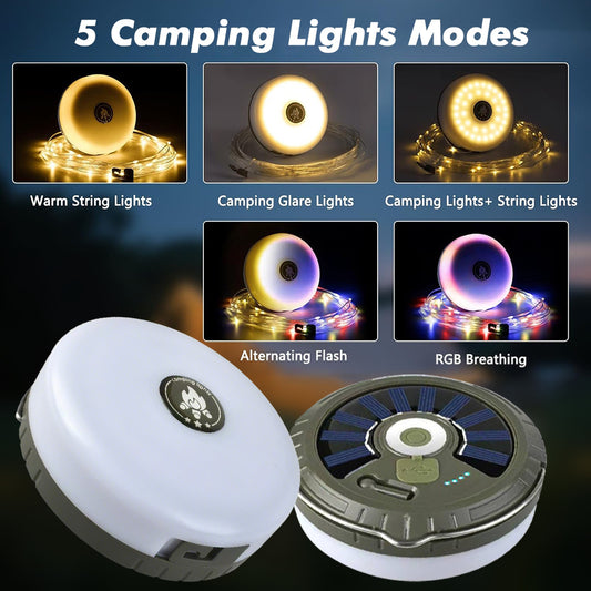 USB Rechargeable Fairy Lights with Retractable Reel – 10 Metre String with 5 Modes