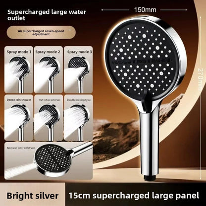 High Pressure Shower Head for Hard Water – 15cm Rectangular Design