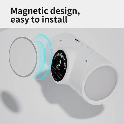 Smart RGB Motion Sensor Night Light – USB Rechargeable Wall Light with Auto On/Off