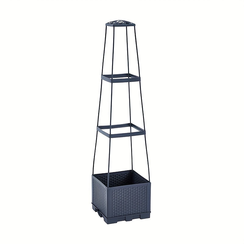 Self Watering Tomato Tower Planter with Trellis – Support Frame for Climbing Plants