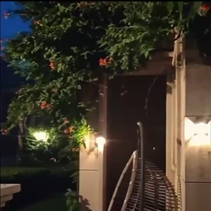 Solar Powered Outdoor Wall Lantern with Motion Sensor – 3 Lighting Modes