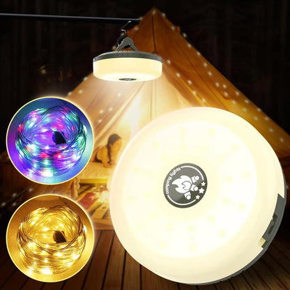 USB Rechargeable Fairy Lights with Retractable Reel – 10 Metre String with 5 Modes