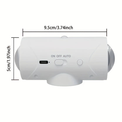 Smart RGB Motion Sensor Night Light – USB Rechargeable Wall Light with Auto On/Off